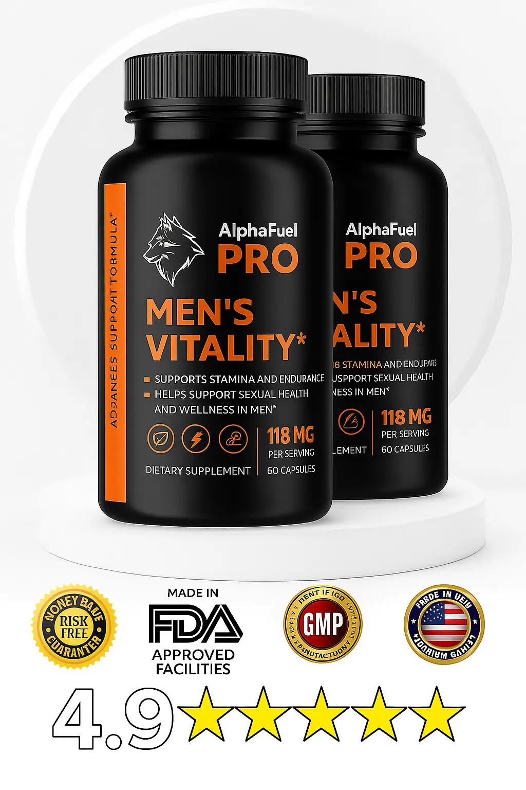AlphaFuel Pro Male Vitality Supplement